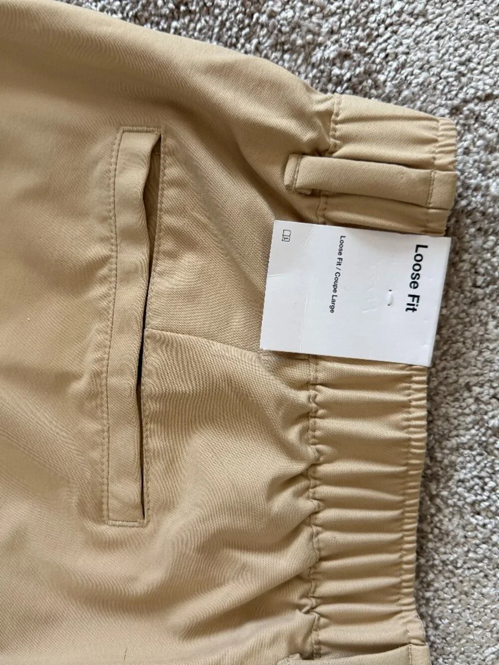 MSRP $110 - Men's XL Jordan Loose Fit/Couple Large/ Golf Pants HQ8673-248-Beige